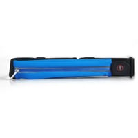 小型LEDウエストポーチ(青) CRECOTE ランニング スリム 充電式 ベルト