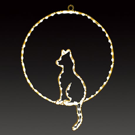 LEDファンタジックジュエリー イルミネーション 飾り キャット AFJ-CAT●LEDファンタジックジュエリー イルミネーション 飾り キャット●アミューズ【取寄せ商品】