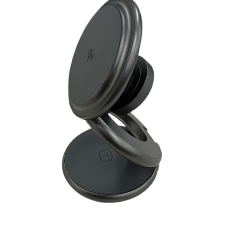 3in1 Wireless Charging Station Qi2 ｸﾞﾚｰ X63-Qi2-Zi ワイヤレス充電器 折りたたみ式 コンパクト 3in1 丸型 急速充電 スマートウォッチ イヤフォン