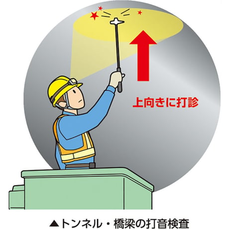 コンクリート点検ハンマー　1/2P 600㎜ 1/2P 600㎜●土牛産業 1/2P 600㎜●コンクリート点検ハンマー　1/2P 600㎜●土牛産業【取寄せ商品】