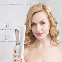 USBﾍｱｱｲﾛﾝ ヘアアイロン ストレート ヘアスタイリング プロ仕様 温度調整 速熱 くせ毛対策 持ち運び便利 コンパクトサイズ