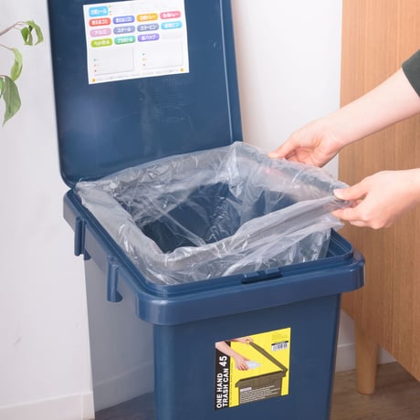 ワンハンドトラッシュカン４５Ｌ　グリーン　ＬＦＳ－８４５ＧＲ 東谷株式会社