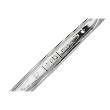 ＴＯＮＥ　シノ付めがねレンチ　銀総磨き　ＳＭＮ－１６（２７） SMN-16(27)●ＴＯＮＥ　シノ付めがねレンチ　銀総磨き　ＳＭＮ－１６（２７）●金井産業【取寄せ商品】