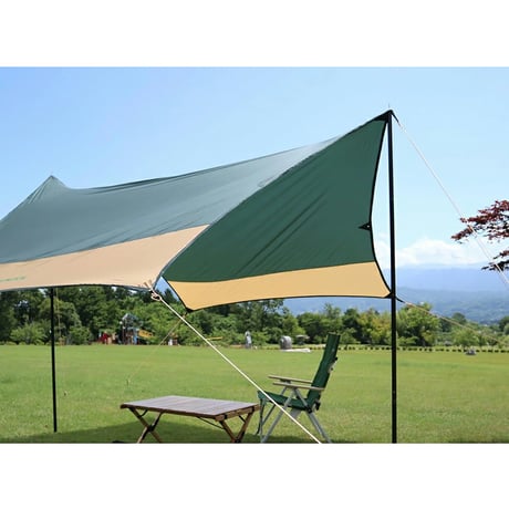 FUTURE FOX タープポール 収納袋付 直径28mm全長240cm (60cm×4本)×2本分 マッドブラック 6300073364●FUTURE FOX