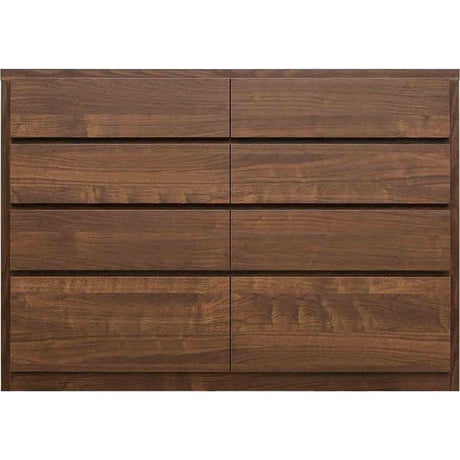 キューブ 幅120 4段 チェスト 家具 収納 ウォールナット 6300074105●丸田木工【取寄せ商品】