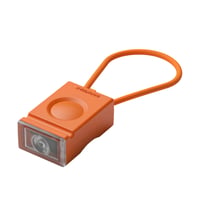 Ｂｌｏｃｋ　Ｌｉｇｈｔ　Ｆｒｏｎｔ　自転車用ライトフロント　Ｏｒａｎｇｅ 458●Ｂｌｏｃｋ　Ｌｉｇｈｔ　Ｆｒｏｎｔ　自転車用ライトフロント　Ｏｒａｎｇｅ●BOOKMAN【取寄せ商品】