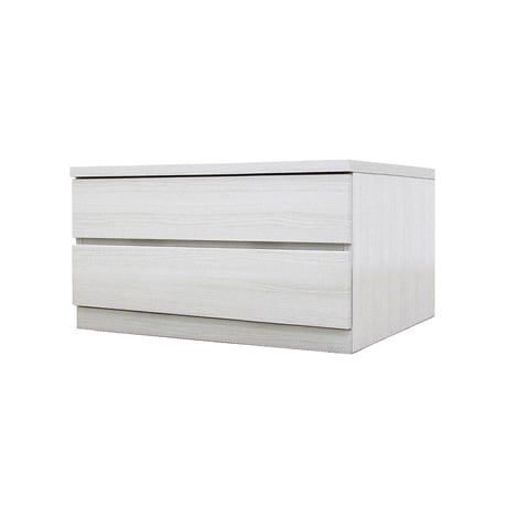 フィット 幅70 2段 チェスト 奥行55cm 家具 収納 ホワイト 6300074176●丸田木工【取寄せ商品】