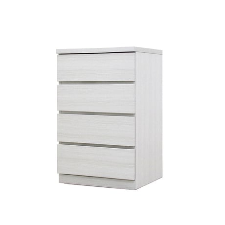 フィット 幅50 4段 チェスト 奥行44cm 家具 収納 ホワイト 6300074215●丸田木工【取寄せ商品】