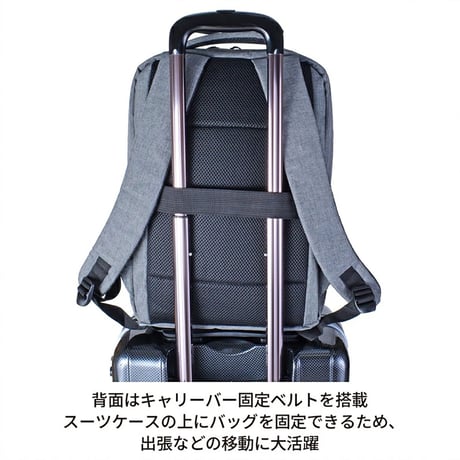 ＣＡＰＴＡＩＮ　ＳＴＡＧ　軽量ＰＣリュック　ビジネスバッグ　Ｍ　ブラック　１３４０ ●スワン【取寄せ商品】