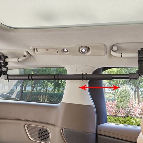 車用ﾊﾝｶﾞｰﾊﾞｰ ﾌﾞﾗｯｸ CYJ-0119 車 ハンガー 車用ハンガー 後部座席 収納 車内 整理 スーツ コート 車中泊 ハンガーバー 車内バー
