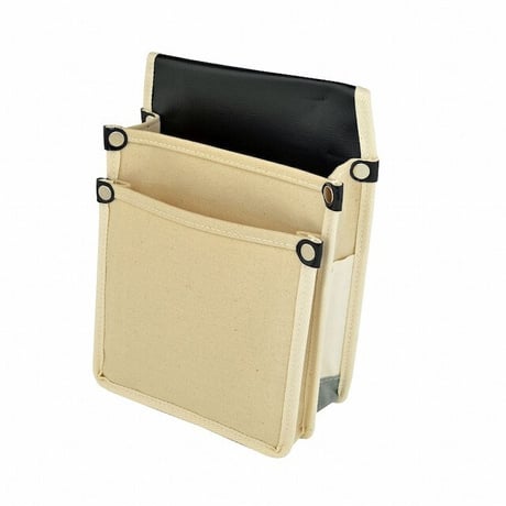 腰袋　内側ポケット付帆布　ＹＫ－０５　白 YK-05 白●金井産業【取寄せ商品】