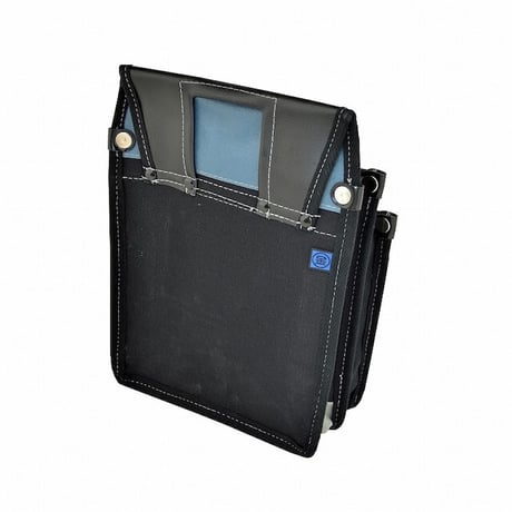 腰袋　内側ポケット付無帆布 YK-08 黒●金井産業【取寄せ商品】