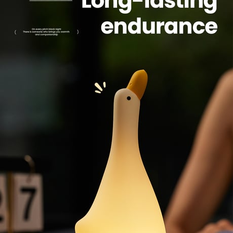 【購入特典付き！】ｱﾋﾙ Night Light Upward アヒル ナイトライト 間接照明 インテリアライト ベッドサイドランプ ナイトランプ  可愛い 照明器具 子供部屋 寝室 リビング
