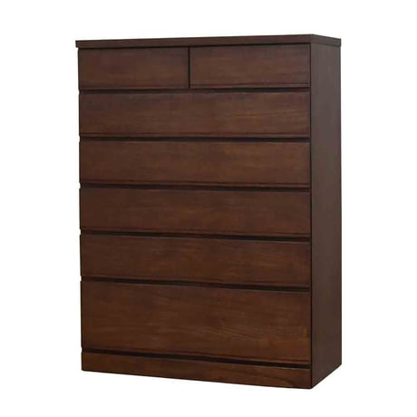 桐詞 幅88 6段 チェスト 家具 収納 ウォールナット 6300074137●丸田木工【取寄せ商品】
