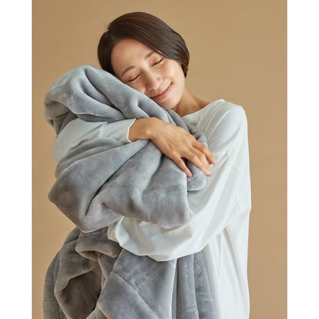 CALDO NIDO notte3　掛け毛布　シルバー　シングル 6300069790●ディーブレス 6300069790【取寄せ商品】