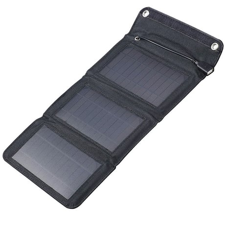 折りたたみ式ポータブル充電器５Ｗ 19445●ボウエキ【取寄せ商品】