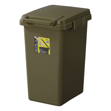 ワンハンドトラッシュカン４５Ｌ　グリーン　ＬＦＳ－８４５ＧＲ 東谷株式会社