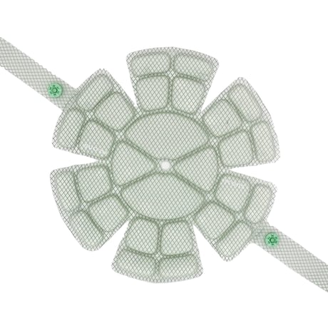 ＳＵＯ　２５６　ＩＣＥ　ＭＥＴ　ヘルメット用アイス　Ｓサイズ　ライトグレー 6300066092●SUO【取寄せ商品】
