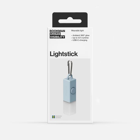 Ｌｉｇｈｔｓｔｉｃｋ　充電式防水ＬＥＤランプ　ＵＳＢ－Ｃ＆Ｐａｐｅｒ　ｐａｃｋａｇｉｎｇ（ＦＳＣ）　Ｌｉｇｈｔ　Ｂｌｕｅ 585●BOOKMAN【取寄せ商品】