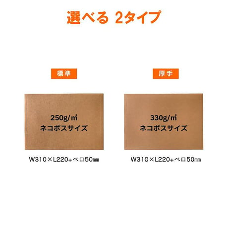 厚紙封筒　Ｂ５・ネコポス　未晒しクラフト紙　　１箱２００枚入り  【取寄せ商品】