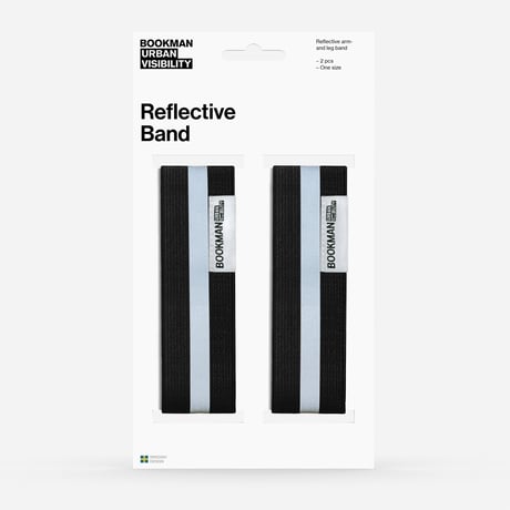 Ｒｅｆｌｅｃｔｉｖｅ　Ｂａｎｄ　リフレクティブバンド　反射バンド　Ｂｌａｃｋ 529●BOOKMAN【取寄せ商品】