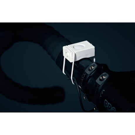 Ｂｌｏｃｋ　Ｌｉｇｈｔ　Ｆｒｏｎｔ　自転車用ライトフロント　Ｗｈｉｔｅ 412●Ｂｌｏｃｋ　Ｌｉｇｈｔ　Ｆｒｏｎｔ　自転車用ライトフロント　Ｗｈｉｔｅ●BOOKMAN【取寄せ商品】