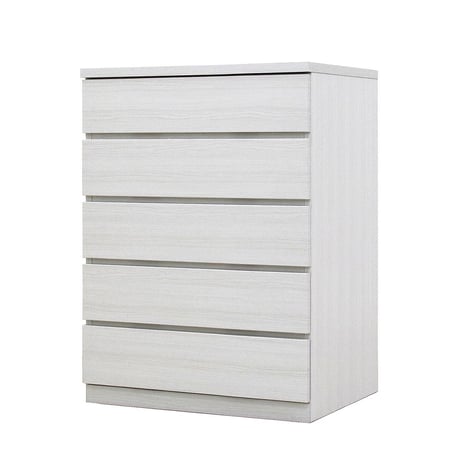 フィット 幅70 5段 チェスト 奥行55cm 家具 収納 ホワイト 6300074266●丸田木工【取寄せ商品】