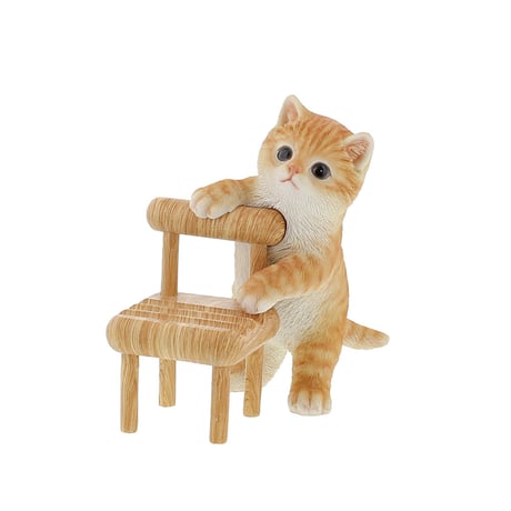 動物オブジェ　スマホスタンド（ベニーズキャット） QB-030Y●動物オブジェ　スマホスタンド（ベニーズキャット）●紅石 QB-030Y【取寄せ商品】