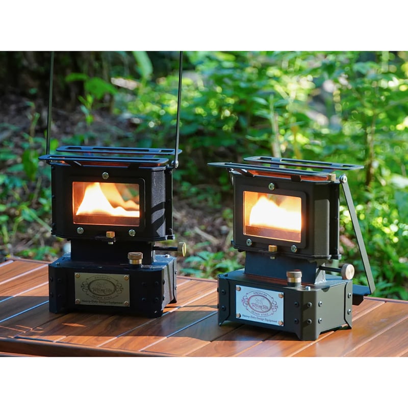 FUTURE FOX アイロンストーブ アウトドア ブラック 6300073373○FUTUR