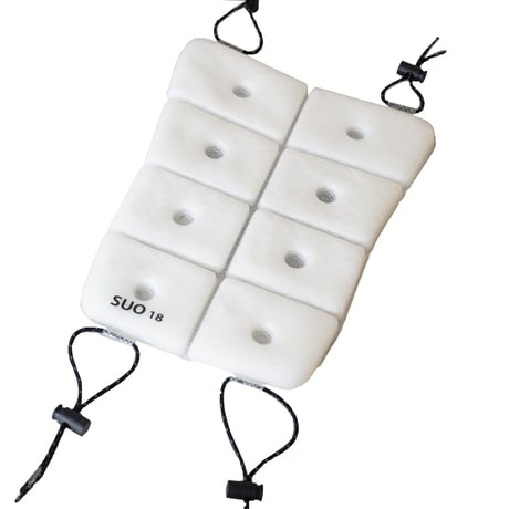 ＳＵＯ１８°ＩＣＥ　Ｃｏｏｌ　Ｒｕｃｋプラス　グラデチェック　フリーサイズ　ホワイト 6300066113●SUO【取寄せ商品】