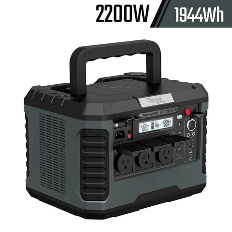 ＴｏｇｏＰｏｗｅｒ　ＭＡＳＴＥＲ２２００　ポータブル電源　大容量 MASTER2200●ＴｏｇｏＰｏｗｅｒ●ＭＡＳＴＥＲ２２００●ポータブル電源【取寄せ商品】