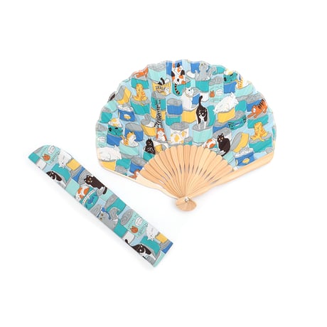 西川庄六　ｓｏｌｅｉｌ扇子　猫缶 6300069409●西川庄六　ｓｏｌｅｉｌ扇子　猫缶●BRID 6300069409●西川庄六　ｓｏｌｅｉｌ扇子　猫缶●BRID【取寄せ商品】