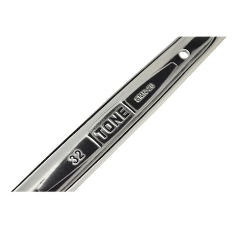 ＴＯＮＥ　シノ付めがねレンチ　銀総磨き　ＳＭＮ－２０（３２） SMN-20(32)●ＴＯＮＥ　シノ付めがねレンチ　銀総磨き　ＳＭＮ－２０（３２）●金井産業【取寄せ商品】