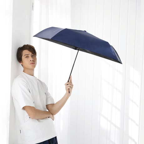 UVAir＋　晴雨兼用折りたたみ傘　ブラック 835-009●UVAir＋　晴雨兼用折りたたみ傘　ブラック●中谷【取寄せ商品】
