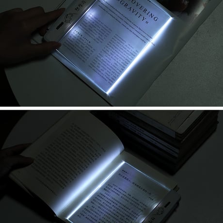 読書灯ﾊﾟﾈﾙﾗｲﾄ ブックライト 読書灯 LEDライト 目に優しい 軽量 コンパクト 卓上ライト 寝室 ベッドサイドランプ ナイトライト
