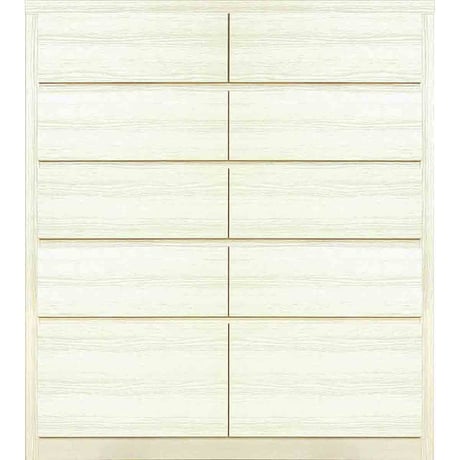 キューブ 幅90 5段 チェスト 家具 収納 ホワイト 6300074107●丸田木工【取寄せ商品】