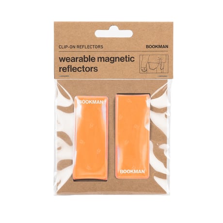 Ｃｌｉｐ－ｏｎ　Ｒｅｆｌｅｃｔｏｒｓ　クリップオンリフレクター　反射クリップ　Ｏｒａｎｇｅ 438●BOOKMAN【取寄せ商品】