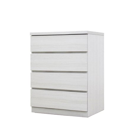 フィット 幅60 4段 チェスト 奥行44cm 家具 収納 ホワイト 6300074218●丸田木工【取寄せ商品】