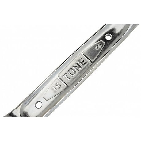 ＴＯＮＥ　シノ付めがねレンチ　銀総磨き　ＳＭＮ－２２Ｓ（３６） SMN-22S(36)●ＴＯＮＥ　シノ付めがねレンチ　銀総磨き　ＳＭＮ－２２Ｓ（３６）●金井産業【取寄せ商品】