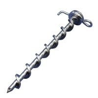 テント用フレペグ（直接足留めタイプ） T-φ22mm×210×H●太悦鉄工【取寄せ商品】