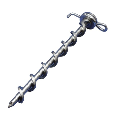 テント用フレペグ（直接足留めタイプ） T-φ22mm×210×H●太悦鉄工【取寄せ商品】
