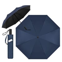 ワンタッチ折りたたみ日傘　晴雨兼用　完全遮光　男女兼用　軽量　ネイビー 折りたたみ傘ワンタッチ●折りたたみ日傘ワンタッチ●折りたたみ傘軽量●折りたたみ傘メンズ●折りたたみ傘自動開閉【取寄せ商品】