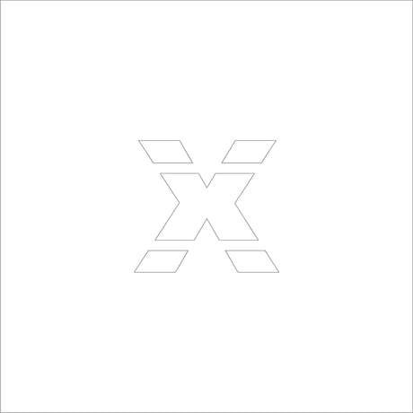 吹付けプレート　ステンシル　アルファベット小文字ｘ　マグネット●吹付けプレート　ステンシル　アルファベット小文字ｘ　マグネット●グリーンクロス【取寄せ商品】