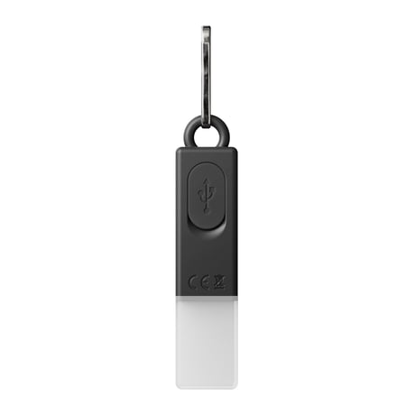 Ｌｉｇｈｔｓｔｉｃｋ　充電式防水ＬＥＤランプ　ＵＳＢ－Ｃ＆Ｐａｐｅｒ　ｐａｃｋａｇｉｎｇ（ＦＳＣ）　Ｂｌａｃｋ 581●BOOKMAN【取寄せ商品】