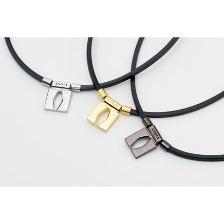 アングル e.モデル 01ネックレス プラチナ　Ｌサイズ AE01NPL●アングル e.モデル 01ネックレス プラチナ　Ｌサイズ●アングル【取寄せ商品】
