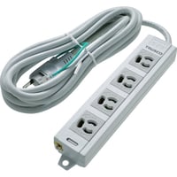 オレンジブック トラスコ中山 ＴＲＵＳＣＯ　電源タップ　３Ｐ抜け止め４個口　３Ｍ　アース／マグネット付 TOT3N-403