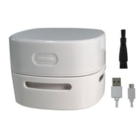 Desktop Vaccum Cleaner 卓上掃除機、USB充電、消しゴムかす ゴミやホコリ 食べこぼし、粉ミルク、鉛筆削り、キーボード、オフィス、勉強机 リビング学習 ハンディクリーナー