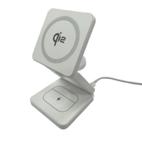 3in1角形ﾜｲﾔﾚｽ充電器qi2 ﾎﾜｲﾄ IW30 CRECOTE