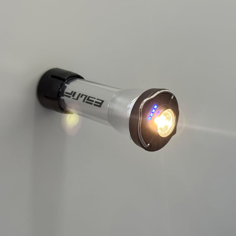 2WAYミニライト キャンプランタン USB-C充電式 懐中電灯 マグネット