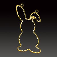 LEDファンタジックジュエリー イルミネーション 飾り ウサギ AFJ-RAB●LEDファンタジックジュエリー イルミネーション 飾り ウサギ●アミューズ 【取寄せ商品】